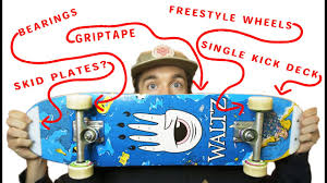Strong aluminum skid plates protect your board & belts from damage ; My Freestyle Skateboard Youtube