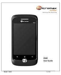 MICROMAX X660 USER MANUAL Pdf Download ...