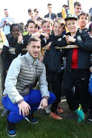 Eden hazard with his family. Chelsea Star Eden Hazard Returns To Former Youth Team And Is Made Mascot For The Day Mirror Online