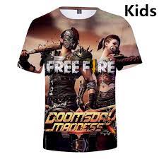 Shop now for the best value on quality jackets, swimwear and activewear. 3 To 13 Years Kids T Shirt Tops Popular Game Free Fire 3d Printed Tshirt T Shirt Boys Girls Cartoon T Shirts Children Clothes T Shirts Aliexpress
