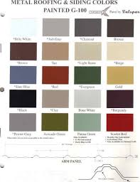 Metal Roof Paint Colors Metal Paint Color Samples At