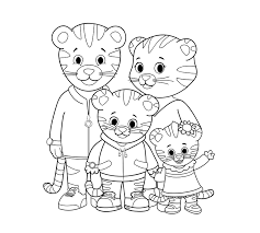By best coloring pagesoctober 13th 2017. Art Daniel Tiger Pbs Kids