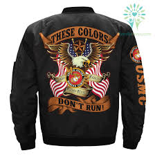 These Colors Dont Run Marines Over Print Jacket