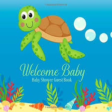 99 ($19.99/count) get it as soon as tue, apr 20. Baby Shower Guest Book Welcome Baby Turtle Under The Sea Ocean Theme Decorations Sign In Guestbook Keepsake With Address Baby Predictions Advice For Parents Wishes Photo Gift Log By Not