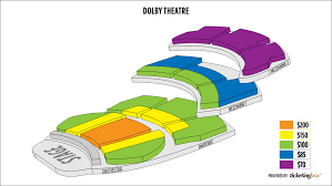 Dolby Theatre Seating Chart