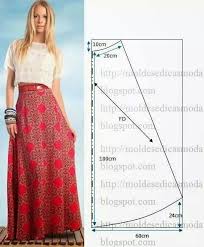 Maxi Falda Hacer Falda Larga Moldes De Ropa Patrones De Costura De Falda