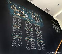 rozzie calgary chalk artist chalkboard table seating chart