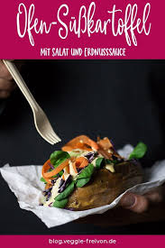 Gebackene Susskartoffel Diese Ofenkartoffel Oder Kumpir Wird Im Ofen Gebacken Und Anschliessend Mit Rot Rezepte Susskartoffel Rezept Vegan Gefullte Susskartoffeln
