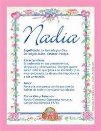 Nadia Significado De Nadia