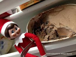 (via creme de la crumb). Can T Let This Ice Cream Go To Waste Awesome Elf On The Shelf Ideas Elf Ice Cream