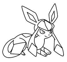 Glaceon Eevee Evolutions Coloring Pages Coloring Pages Pokemon Coloring Pages Pokemon Coloring