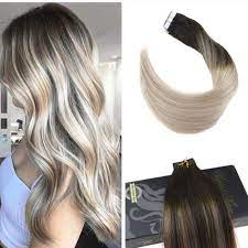 20pcs Tape In Human Hair Extensions Brown To Light Blonde Ombre Seamless Pu Weft Ugea Omb Tape In Hair Extensions Ombre Hair Extensions Human Hair Extensions