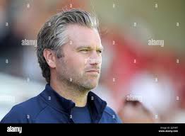 Dagenham manager Daryl McMahon during Dagenham & Redbridge vs Leyton  Orient, Friendly Match Football at the Chigwell Construction Stadium