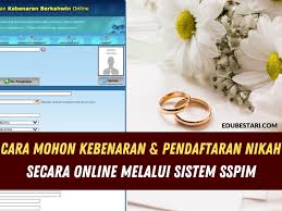 Anda sebenarnya masih boleh mendaftar secara manual. Cara Mohon Kebenaran Pendaftaran Nikah Secara Online Melalui Sistem Sspim Edu Bestari