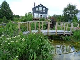 #13 nicely done landscape with great floral ideas. 50 Dreamy And Delightful Garden Bridge Ideas