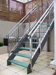 Patented design eliminates custom fabrication. Prefab Metal Stairs Classic But Most Sought For Your Home Interior Design With Prefab Metal Stairs Cl Outdoor Stair Railing Exterior Stairs Metal Stair Railing