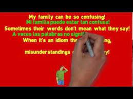 Idioms Song Spanish Subtitles Lyrics By Melissa Youtube