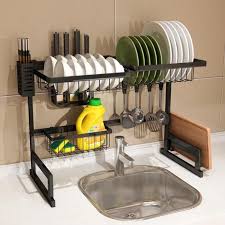Beli rak piring stainless wastafel online berkualitas dengan harga murah terbaru 2021 di tokopedia! 65cm Rak Piring Di Atas Wastafel Rak Dapur 2 Susun Shopee Indonesia