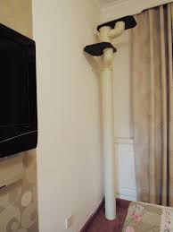 Diy Floor To Ceiling Cat Tree Diy Cat Tower Cat Tree Diy Flooring