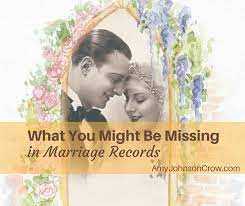 The quickest and easiest way to find out when somebody was married is to visit a website of a company that can search through marriage records for you. What You Might Be Missing In Marriage Records Marriage Records Genealogy History Family Tree Research