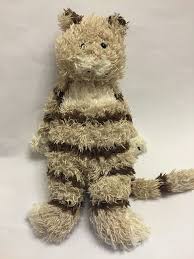 A kitten is a very young cat. Jellycat Junglie Bunglie Kitten Plush Soft Toy Cat Stripe Kitty Cream Tan Brown Plush Stuffed Animals Soft Toy Kitten