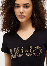 Printed Tshirts Liu Jo T Shirt Nera Printed Tshirts T Shirt Manica Lunga  Liu Jo Maglietta
