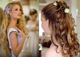 There are so many ways to style curly hair these days! Flower Girl Hairstyles For Long Curly Hair Innovation Wedding Maze
