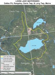 Lakes Of Maine Lake Overview Loon Lake Dallas Plt