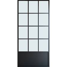 Porte Coulissante Atelier Vitree Monnet Noir H 260 X L 123 Cm Leroy Merlin Porte Coulissante Atelier Porte Coulissante Monnet