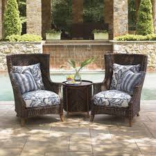 Island Estate Lanai Two Wing Back Chairs With Tray End Table By Tommy Bahama Outdoor Living At Baer S Furniture Patio Furniture For Sale Patio Lounge Chairs Furniture