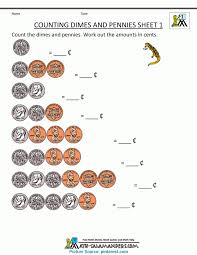 The worksheets below provide problems in increasing difficulty, starting with the easiest combinations, such as only pennies and dimes together. First Grade Money Worksheets Coins Page 1 Line 17qq Com