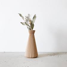 Origami Vase Dry Flowers Ishi Original Gift For Her Etsy Dried Flowers Flower Vases Unique Vases