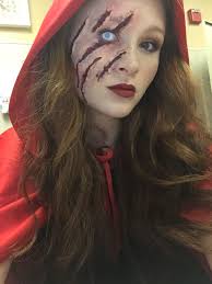 Little Red Riding Hood Scratched By The Wolf Little Red Riding Hood Halloween Little Red Riding Hood Red Riding Hood