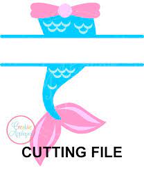 Download Mermaid Tail Cutting File Svg Dxf Eps Creative Appliques