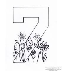 Plus, it's an easy way to celebrate each season or special holidays. Number 7 Coloring Page Coloring Home
