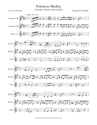 It is usually docile, but if it is disturbed while sipping honey, it chases off the intruder with its horn. Pokemon Medley 2 Euphoniums 1 F Horn Sheet Music For Trumpet In B Flat French Horn Mixed Trio Musescore Com