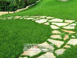 Giardino sentiero giardino fai da te vialetto arredamento giardino. Lastre In Pietra Per Camminamenti Vialetti Scorza Di Trani Gialla Prezzo 50