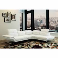 Ce grand canapé d'angle panoramique en cuir blanc et noir istanbul est composé d'une grand méridienne design et confortable. Canape D Angle Design En Cuir Blanc Aurore Angle Droit Dip