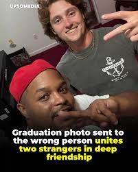 A mistake that blossomed into friendship. A student named Johnny Breeden  accidentally sent his graduation photo to the wrong address, intending it  for his cousin. Instead, it was received by a stranger,