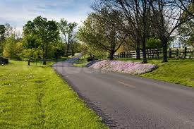 Country road in Kentucky at spring ...