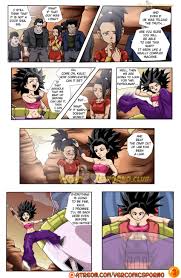 Trunks And Caulifla comic porn 