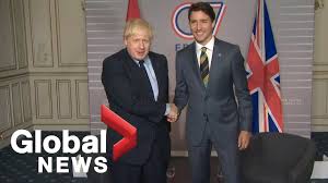 The pandemic has hit our countries hard and has taken a heavy human toll. Trudeau Meets With U K Pm Boris Johnson Ahead Of G7 Summit Youtube