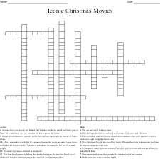 Word search puzzle partners printable word search puzzle children. Iconic Christmas Movies Crossword Wordmint