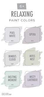 Add Some Serenity To Your Life With This Relaxing Color Palette From Behr Paint Soothing Neutrals L Relaxing Paint Colors Bedroom Paint Colors Relaxing Colors
