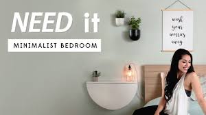The hardest part of designing a minimal bedroom involves staying away from the sterile and creating a warm, inviting space that is both comfy and aesthetically pleasing. Minimalist Bedroom Decor Need It Youtube