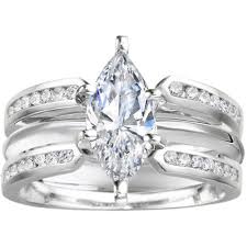 Marquise Ring Guards Sterling Silver Cubic Zirconia Cathedral Ring Enhancer Engagement Rings Marquise Ideal Engagement Ring Wedding Ring Sets