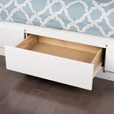 Realrooms alden upholstered bed with storage drawers. Prepac Monterey Queen Platform Storage Bed With Drawers In White Wbq 6200 3k