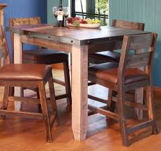 Antique Multicolor Counter Height 42 Inch Dining Table Counter Height Dining Table Set High Dining Table Set High Dining Table