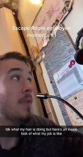 I work at an escape room and this is pretty much what the job is like  #escaperoom #escaperoomtiktok #fyp