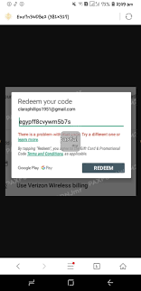 · free google play redeem codes {flawless update} july 21, 2019 by admin leave a comment hello, friends today on this topic we will talk about free google play redeem codes and some genuine ways to get free google play codes or you can called free play store codes. Redeem Fail Google Play Community